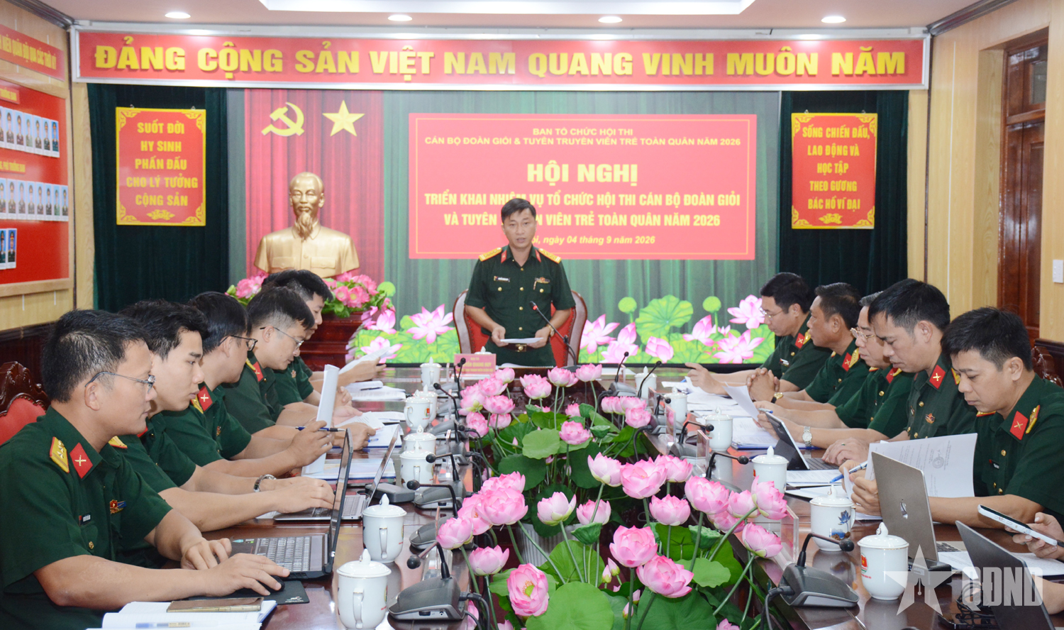 Triển khai nhiệm vụ tổ chức Hội thi cán bộ Đoàn giỏi và Tuyên truyền viên trẻ toàn quân năm 2026