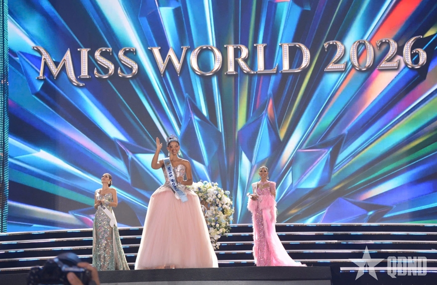 Người đẹp Cộng hòa Dominica giành danh hiệu Miss World 2026