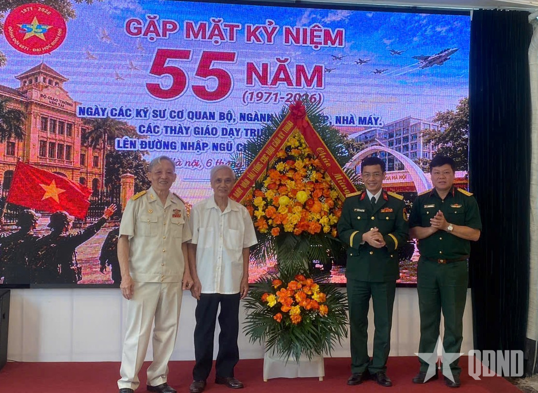 Gặp mặt kỷ niệm 55 năm Ngày các kỹ sư cơ quan bộ, ngành, xí nghiệp nhà máy và giáo viên đại học lên đường nhập ngũ