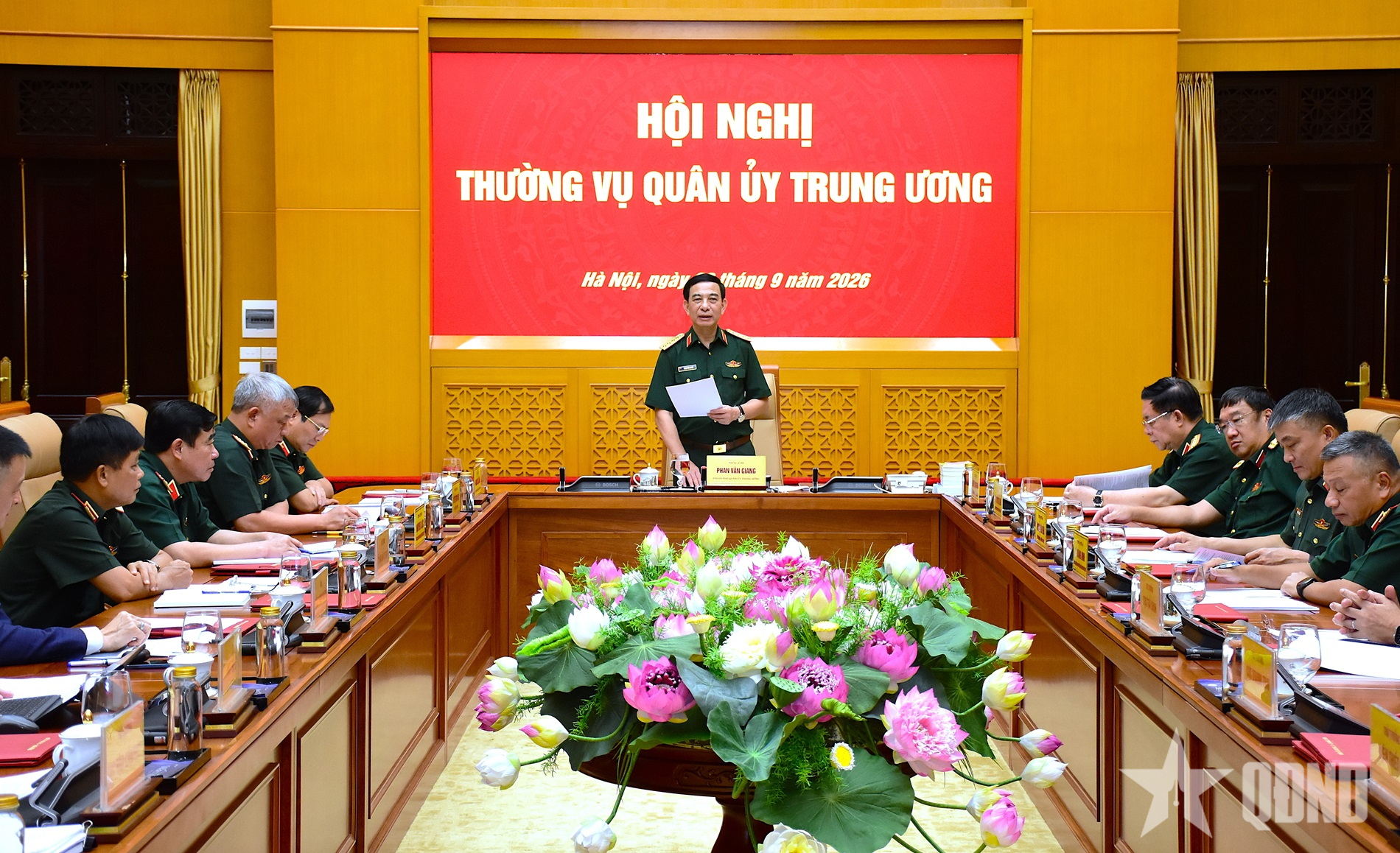 Thường vụ Quân ủy Trung ương cho ý kiến về Báo cáo kết quả triển khai Nhà hát Quân đội