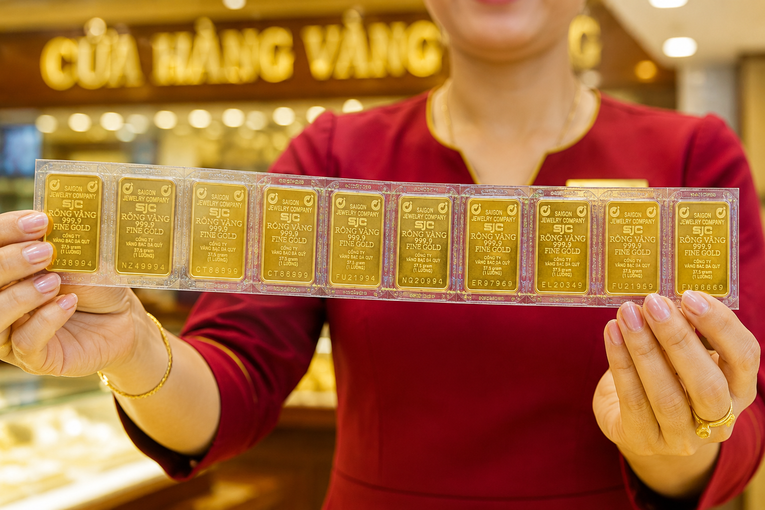 Giá vàng hôm nay (8-9): Tiếp tục giảm