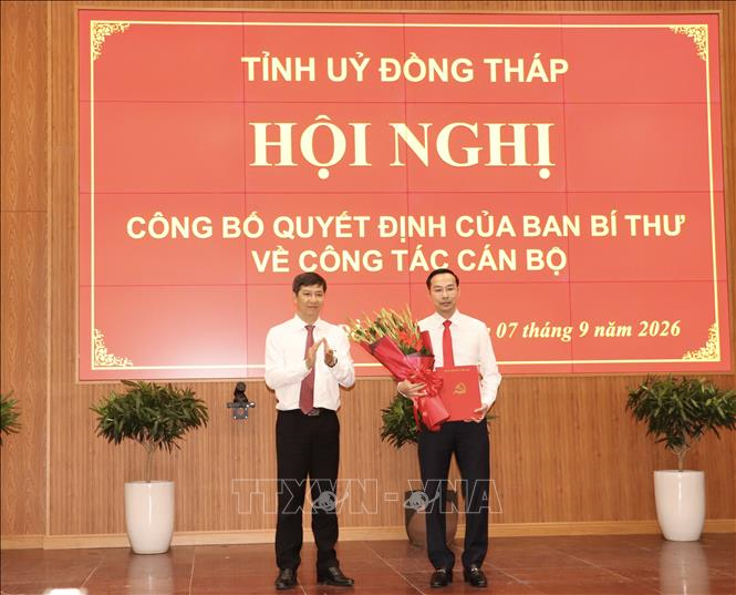 Đồng chí Nguyễn Thanh Nhàn được điều động, chỉ định làm Phó bí thư Tỉnh ủy Đồng Tháp