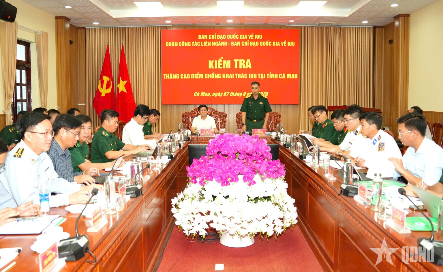 Bộ Quốc phòng kiểm tra công tác chống khai thác IUU trên địa bàn tỉnh Cà Mau