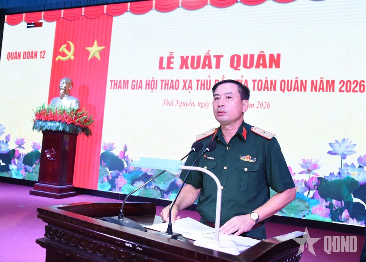 Quân đoàn 12 xuất quân tham gia Hội thao Xạ thủ bắn tỉa toàn quân năm 2026