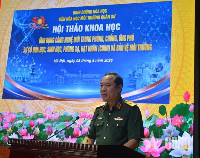 Chủ động phòng, chống, ứng phó sự cố hóa học, sinh học, phóng xạ, hạt nhân