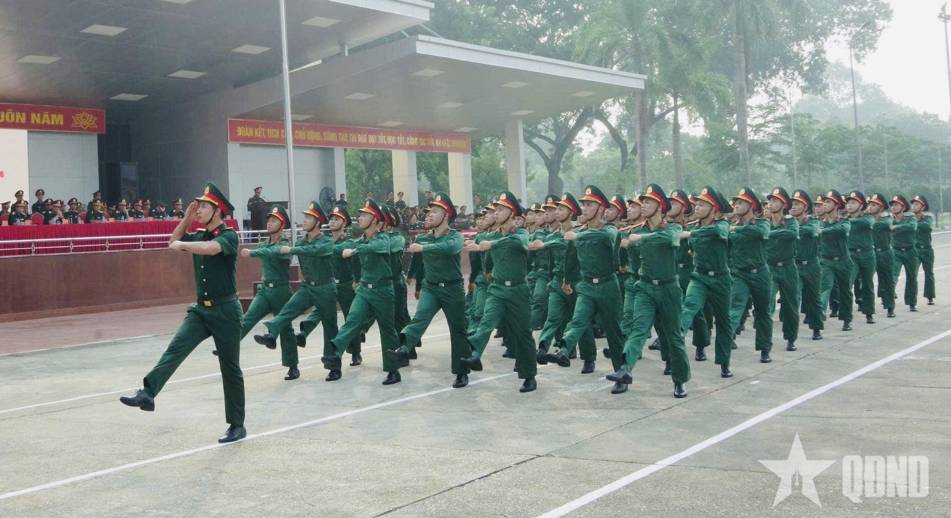 Rút kinh nghiệm huấn luyện điểm động tác đi đều, đi nghiêm sửa đổi năm 2026