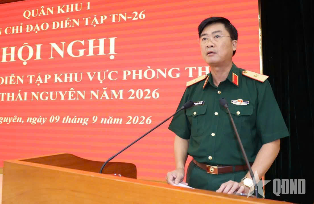 Bồi dưỡng diễn tập khu vực phòng thủ tỉnh Thái Nguyên năm 2026

