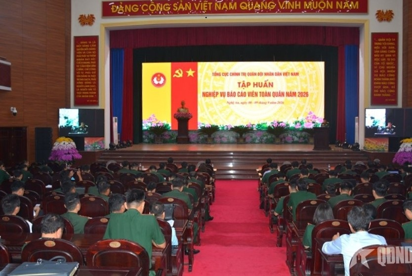 Bế mạc Hội nghị tập huấn nghiệp vụ báo cáo viên toàn quân năm 2026