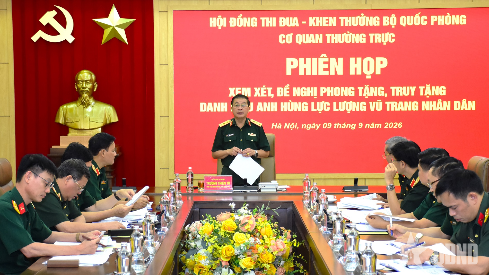 Xem xét, đề nghị phong tặng, truy tặng danh hiệu Anh hùng Lực lượng vũ trang nhân dân