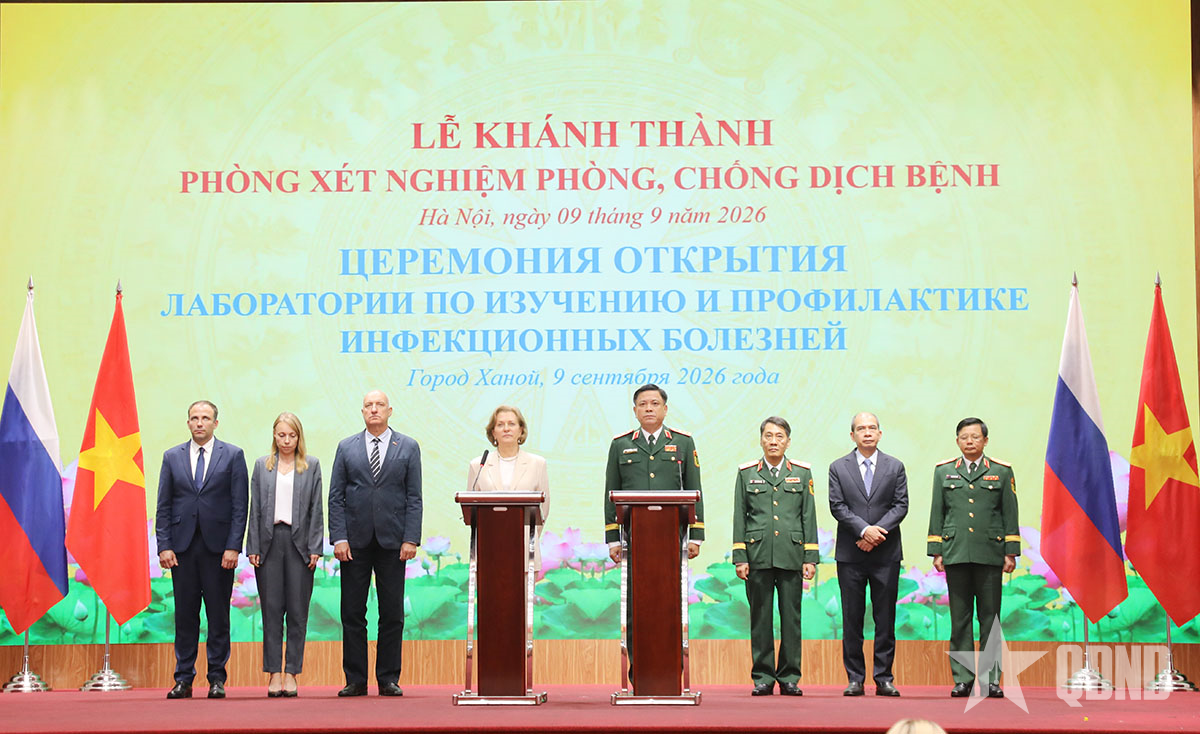 Lễ khánh thành Phòng xét nghiệm phòng, chống dịch bệnh tại Trung tâm Nhiệt đới Việt - Nga