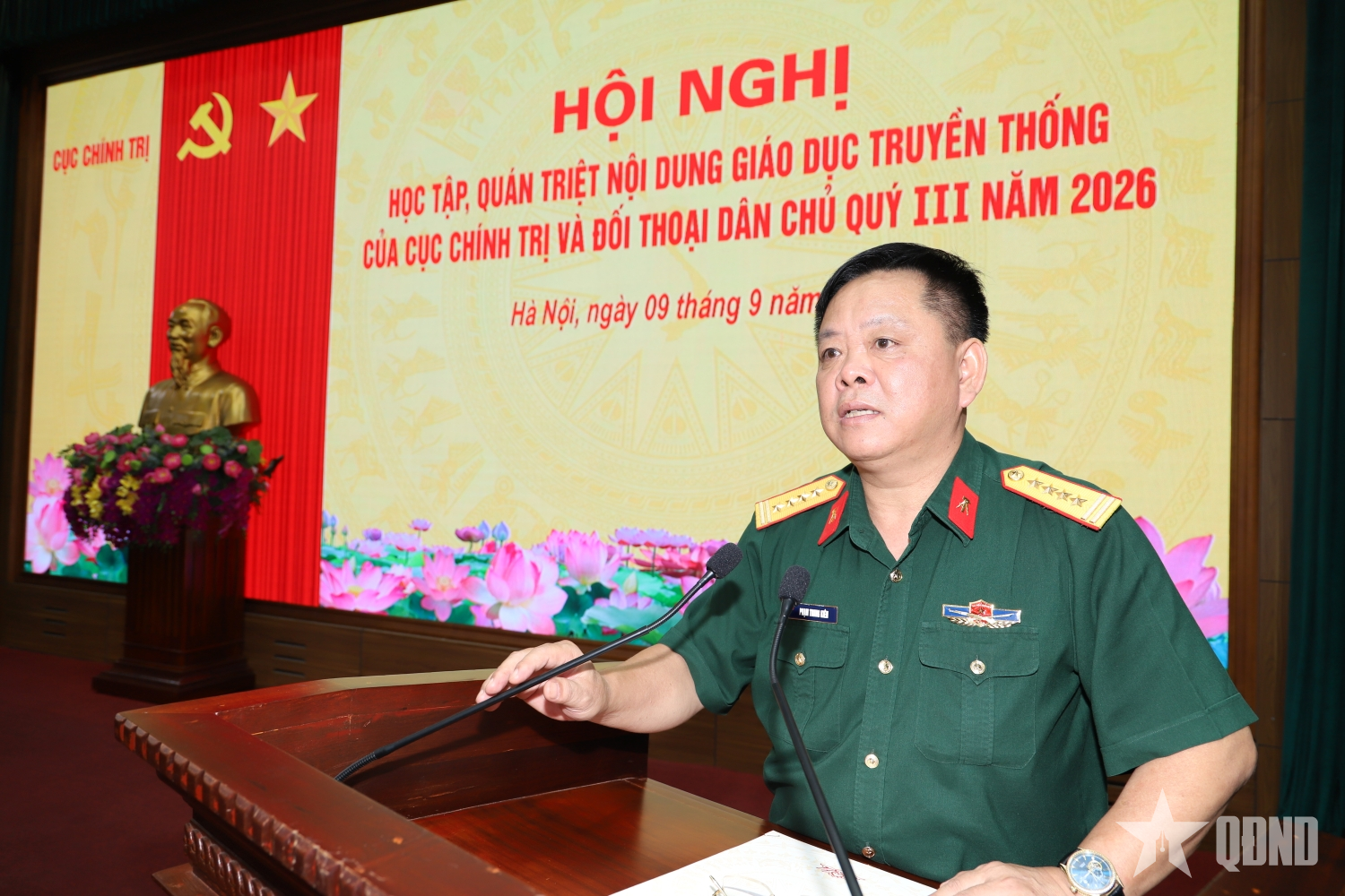 Cục Chính trị (Tổng cục Hậu cần - Kỹ thuật): Nâng cao chất lượng giáo dục truyền thống, đối thoại dân chủ