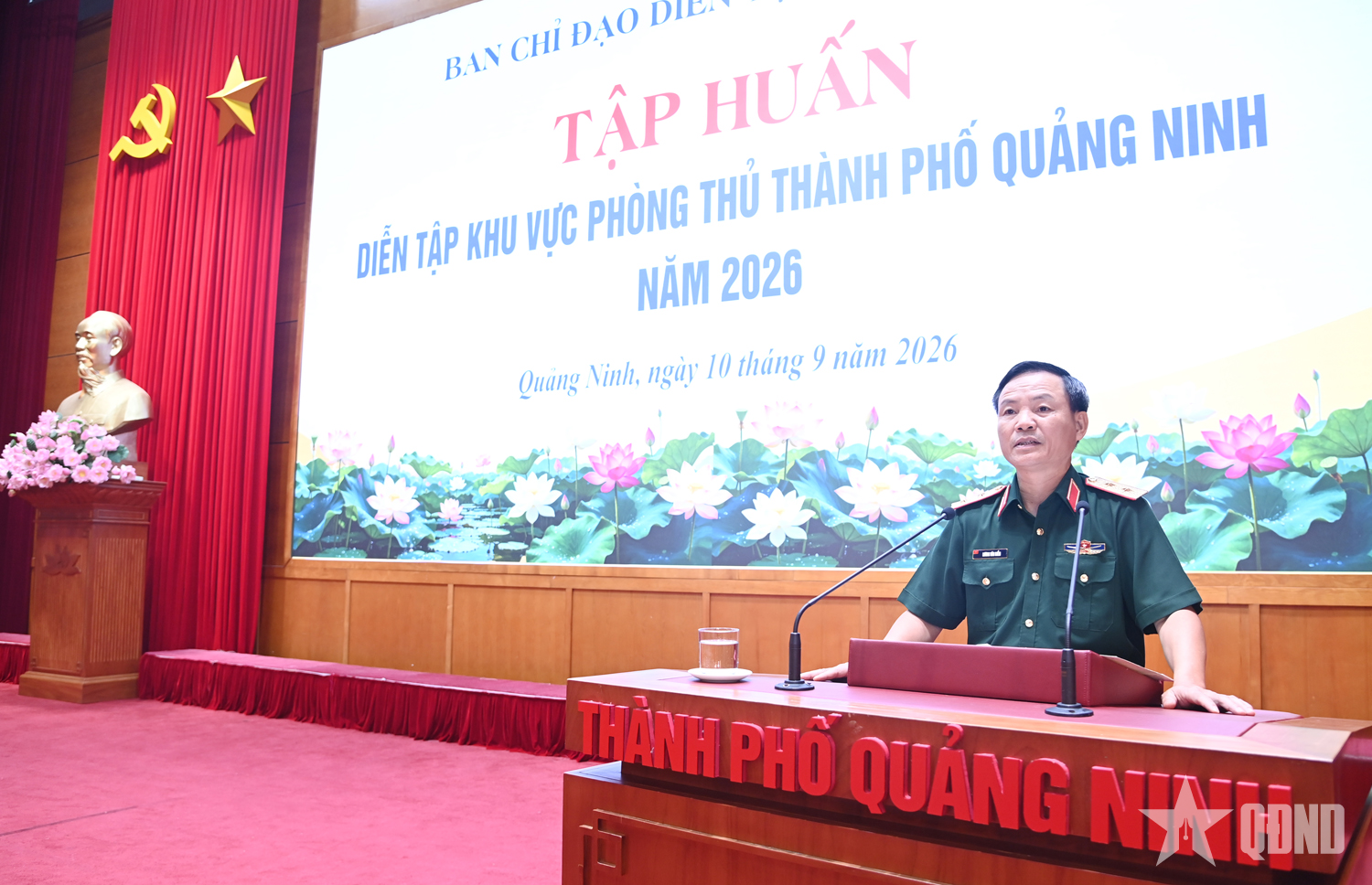 Quân khu 3 tập huấn diễn tập khu vực phòng thủ TP Quảng Ninh năm 2026