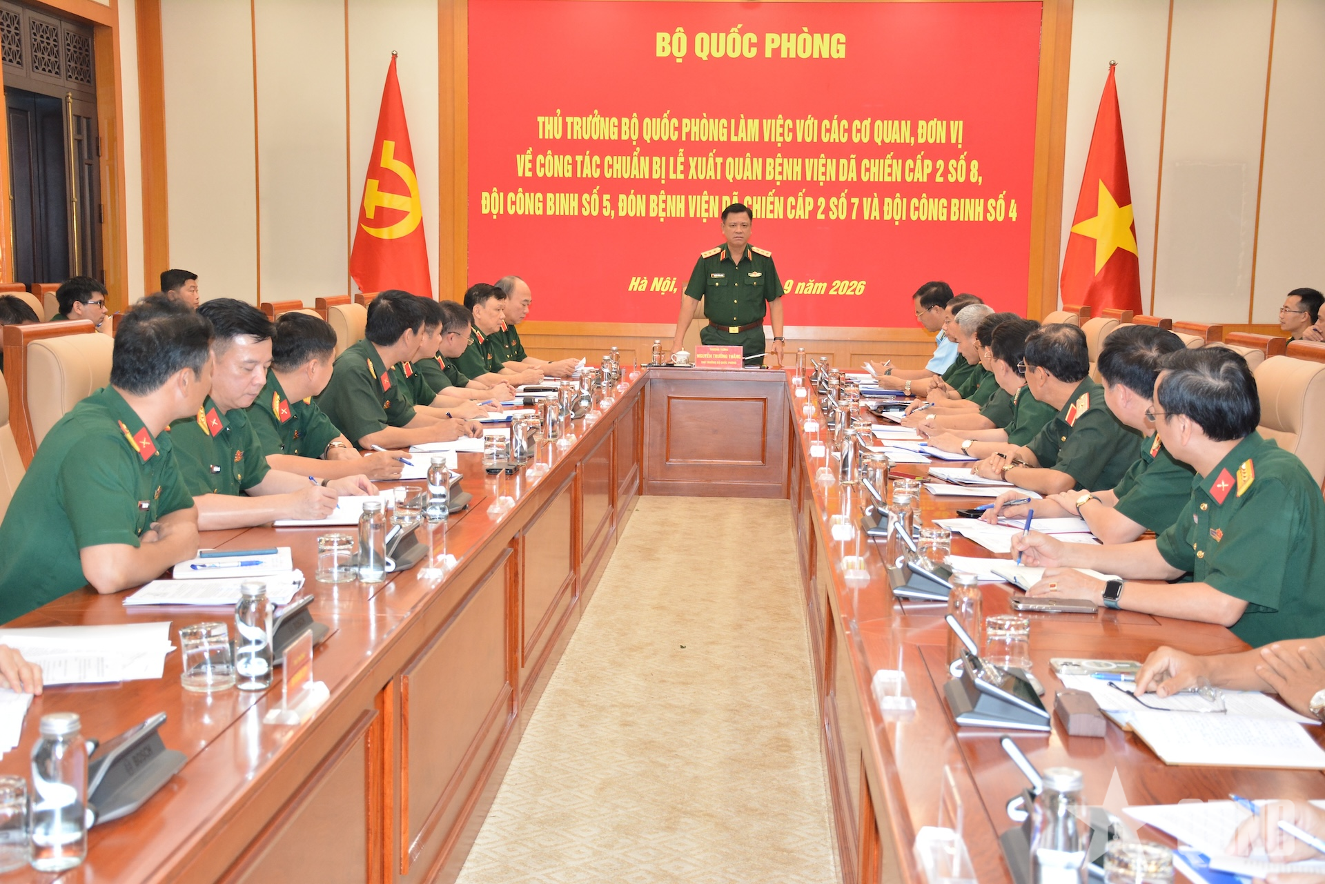 Chuẩn bị chu đáo Lễ xuất quân và đón, tiễn các đơn vị làm nhiệm vụ gìn giữ hòa bình Liên hợp quốc