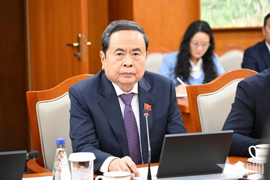 Chủ tịch Quốc hội Trần Thanh Mẫn tiếp Chủ tịch Nhóm Nghị sĩ hữu nghị Mông Cổ - Việt Nam