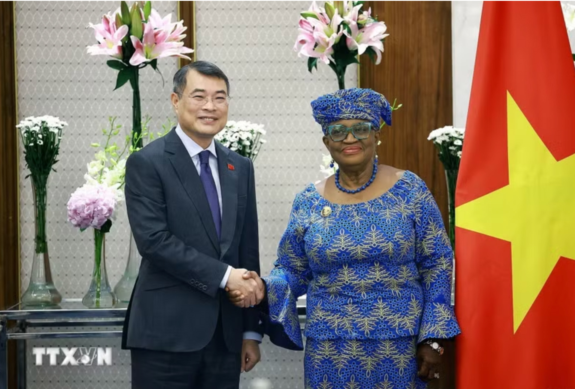Thủ tướng Chính phủ Lê Minh Hưng tiếp Tổng giám đốc WTO