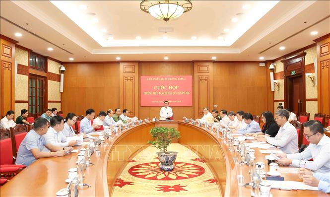 Thường trực Ban Bí thư Trần Cẩm Tú chủ trì cuộc họp Thường trực Ban Chỉ đạo 35 Trung ương quý III-2026
