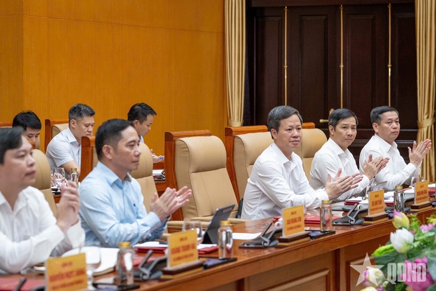 Thông qua dự thảo báo cáo kết quả kiểm tra, giám sát đợt 3 đối với Ban Thường vụ Quân ủy Trung ương