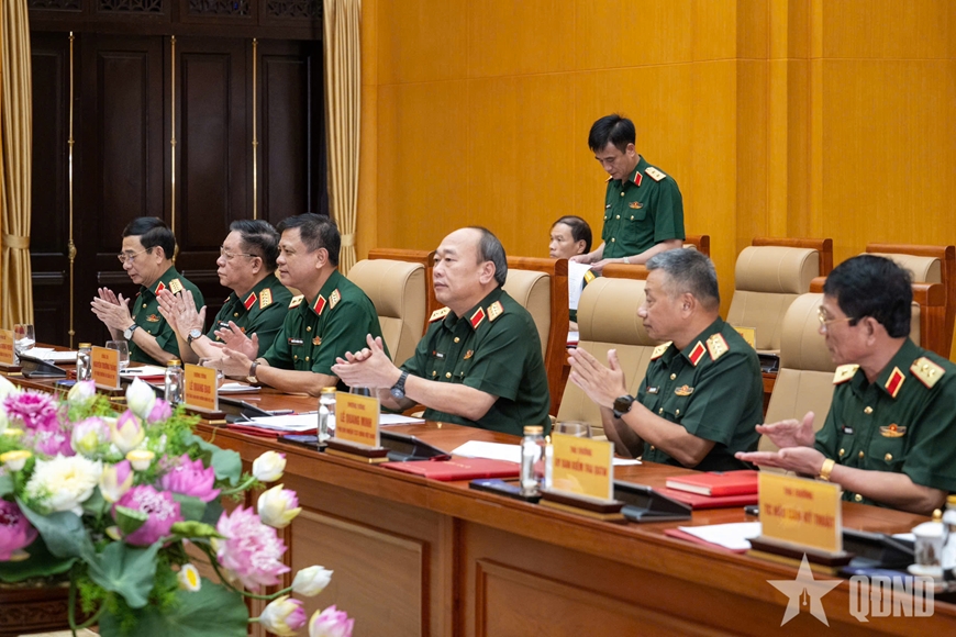 Thông qua dự thảo báo cáo kết quả kiểm tra, giám sát đợt 3 đối với Ban Thường vụ Quân ủy Trung ương
