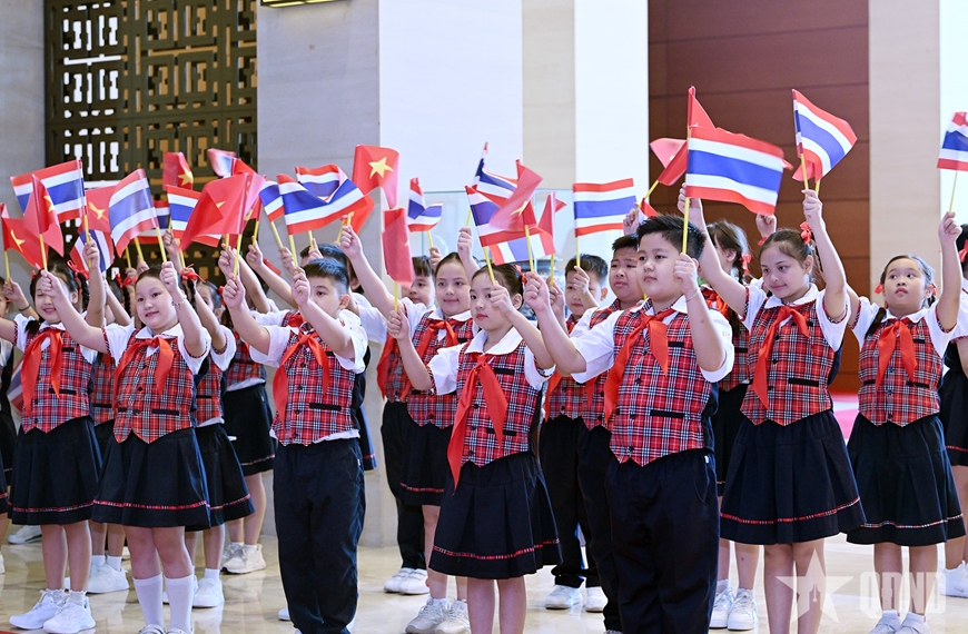 Tổng Bí thư, Chủ tịch nước Tô Lâm chủ trì lễ đón Nhà vua Thái Lan thăm cấp nhà nước tới Việt Nam
