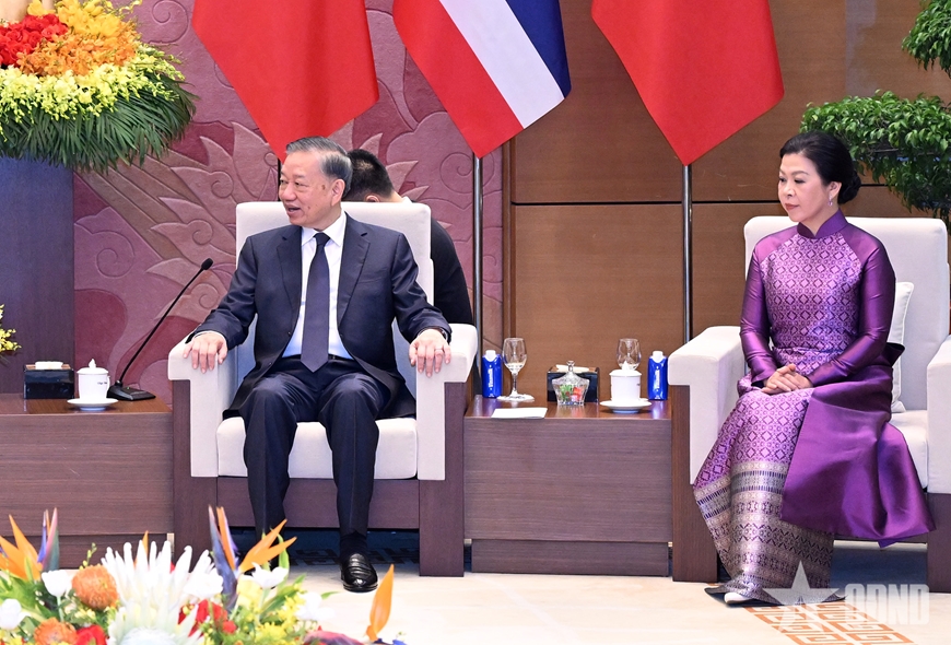 Tổng Bí thư, Chủ tịch nước Tô Lâm hội đàm với Nhà vua Thái Lan