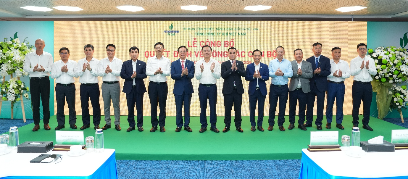 PV GAS kiện toàn nhân sự lãnh đạo cho nhiệm kỳ 2026 - 2031