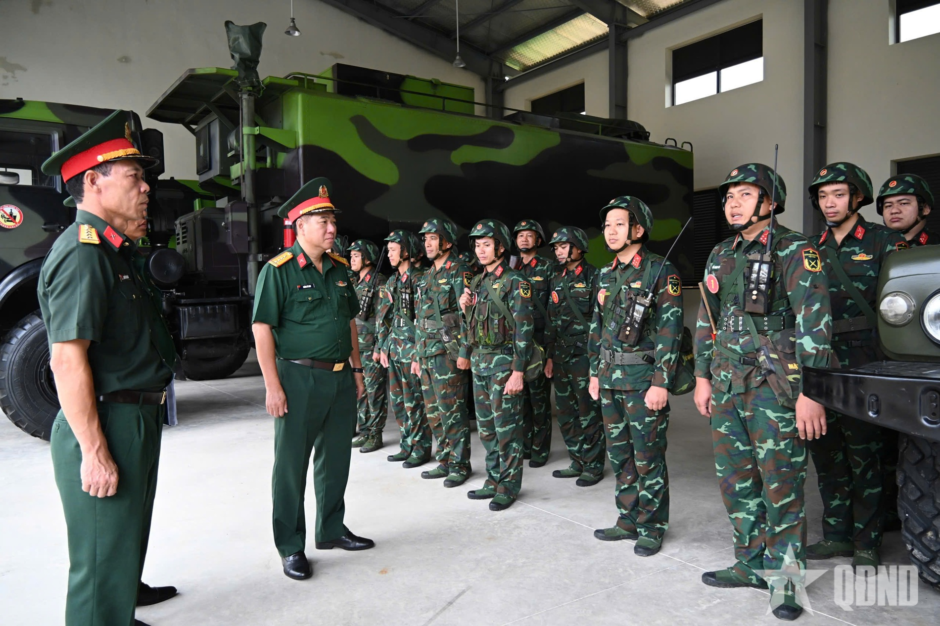 Cục Tác chiến Điện tử, Bộ Tổng Tham mưu kiểm tra toàn diện ngành Tác chiến Điện tử Quân đoàn 12
