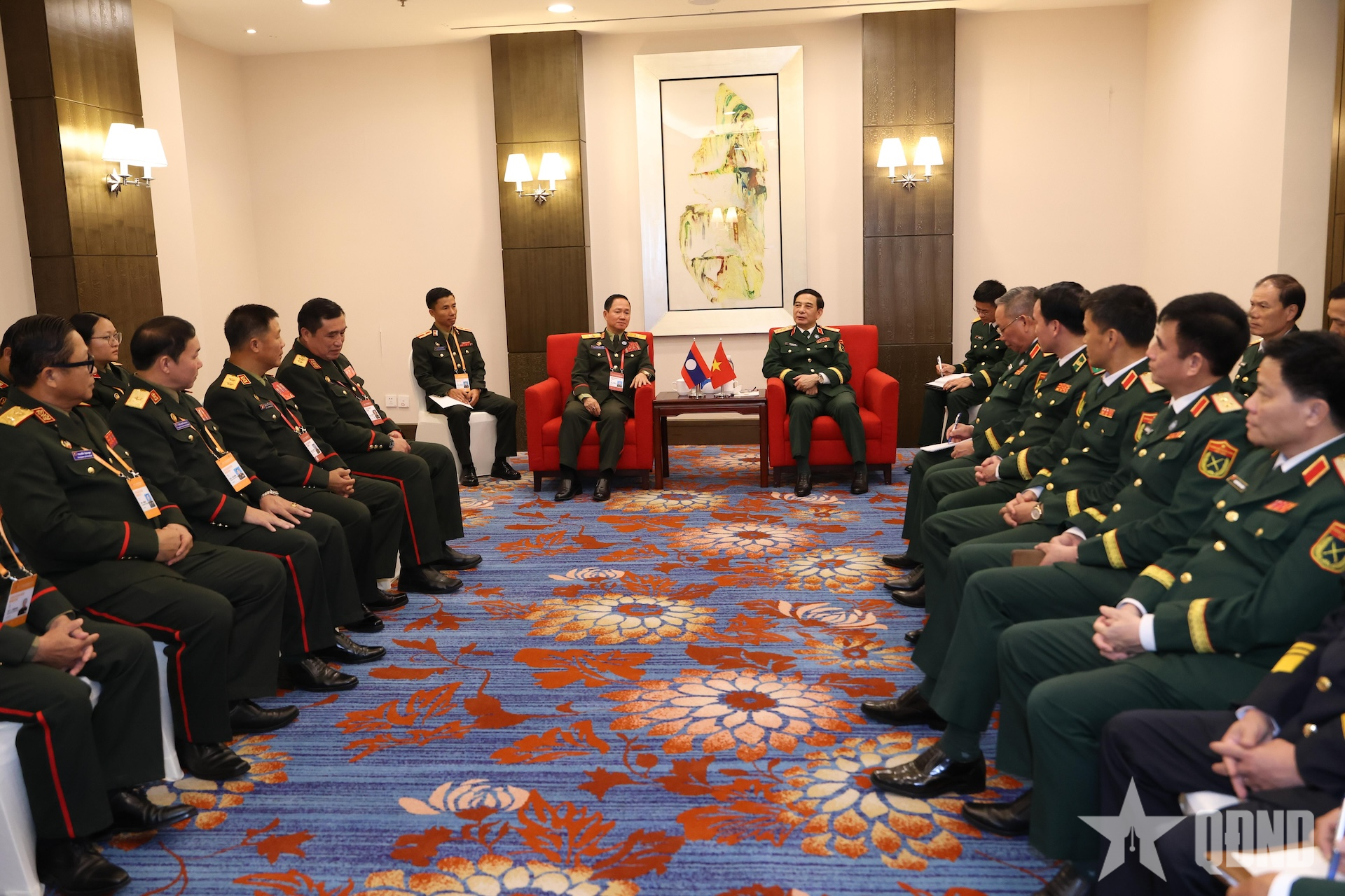 Diễn đàn Hương Sơn Bắc Kinh lần thứ 13: Đại tướng Phan Văn Giang gặp song phương lãnh đạo quân đội các nước