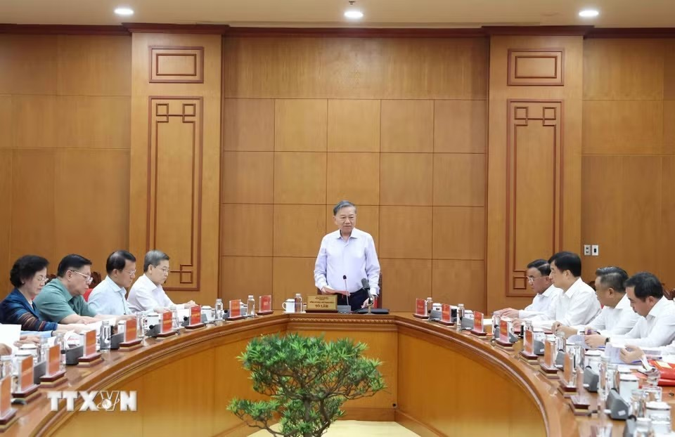 Tổng Bí thư, Chủ tịch nước Tô Lâm yêu cầu: Phải  tăng cường kiểm soát quyền lực, giám sát bằng dữ liệu và phòng ngừa từ gốc, từ sớm, từ xa