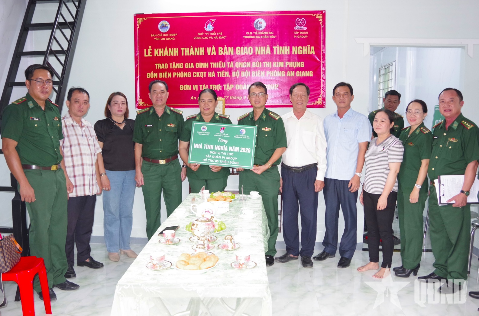 Bàn giao “Nhà tình nghĩa” tặng quân nhân có hoàn cảnh khó khăn tại An Giang