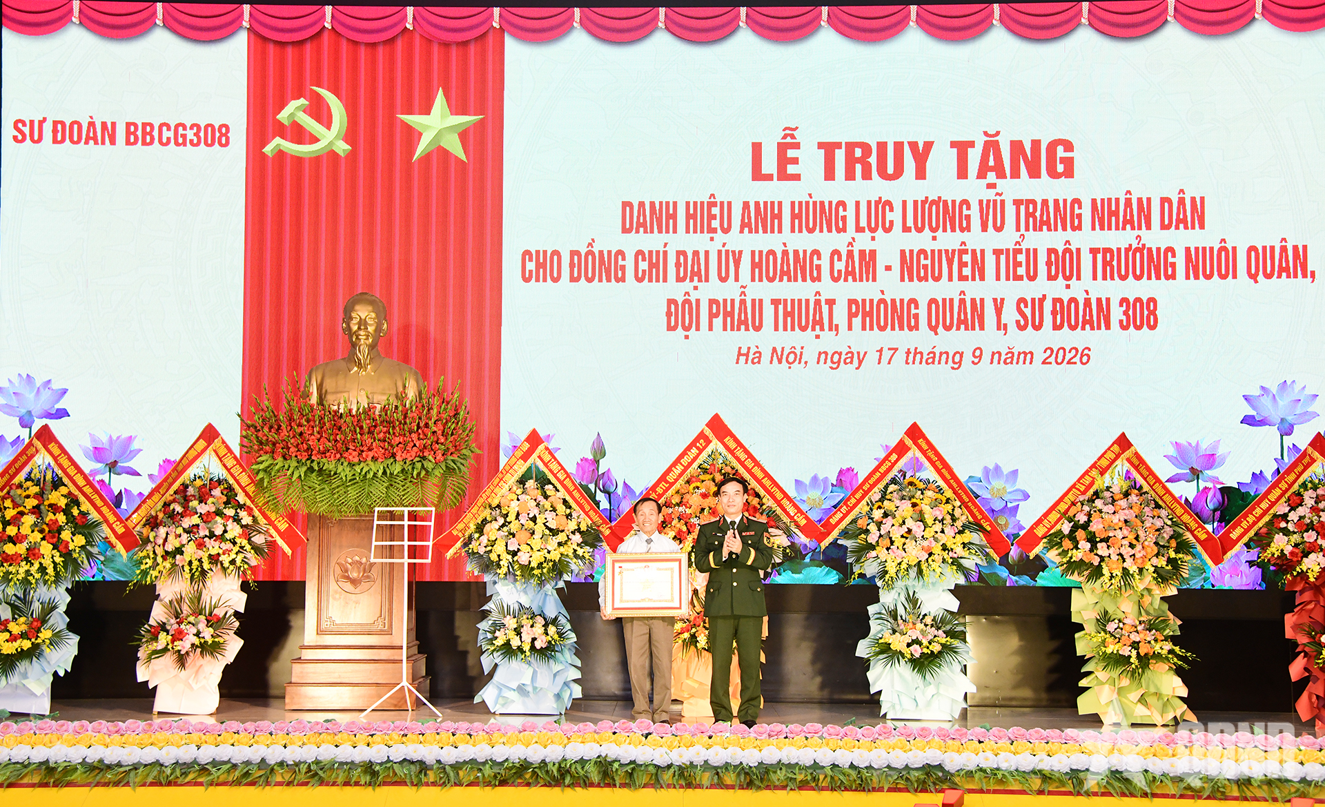 Người sáng tạo ra bếp Hoàng Cầm được truy tặng danh hiệu Anh hùng Lực lượng vũ trang nhân dân