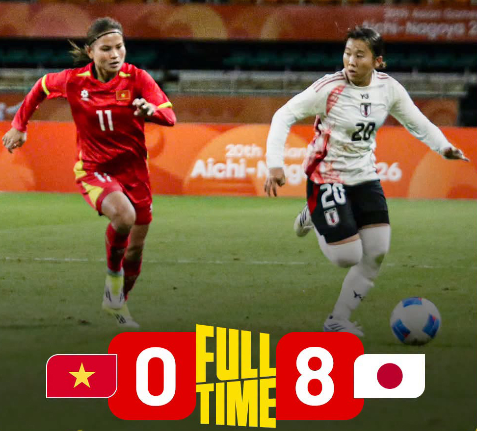 ASIAD 20: Thua đậm Nhật Bản, cơ hội vẫn còn với đội tuyển nữ Việt Nam

