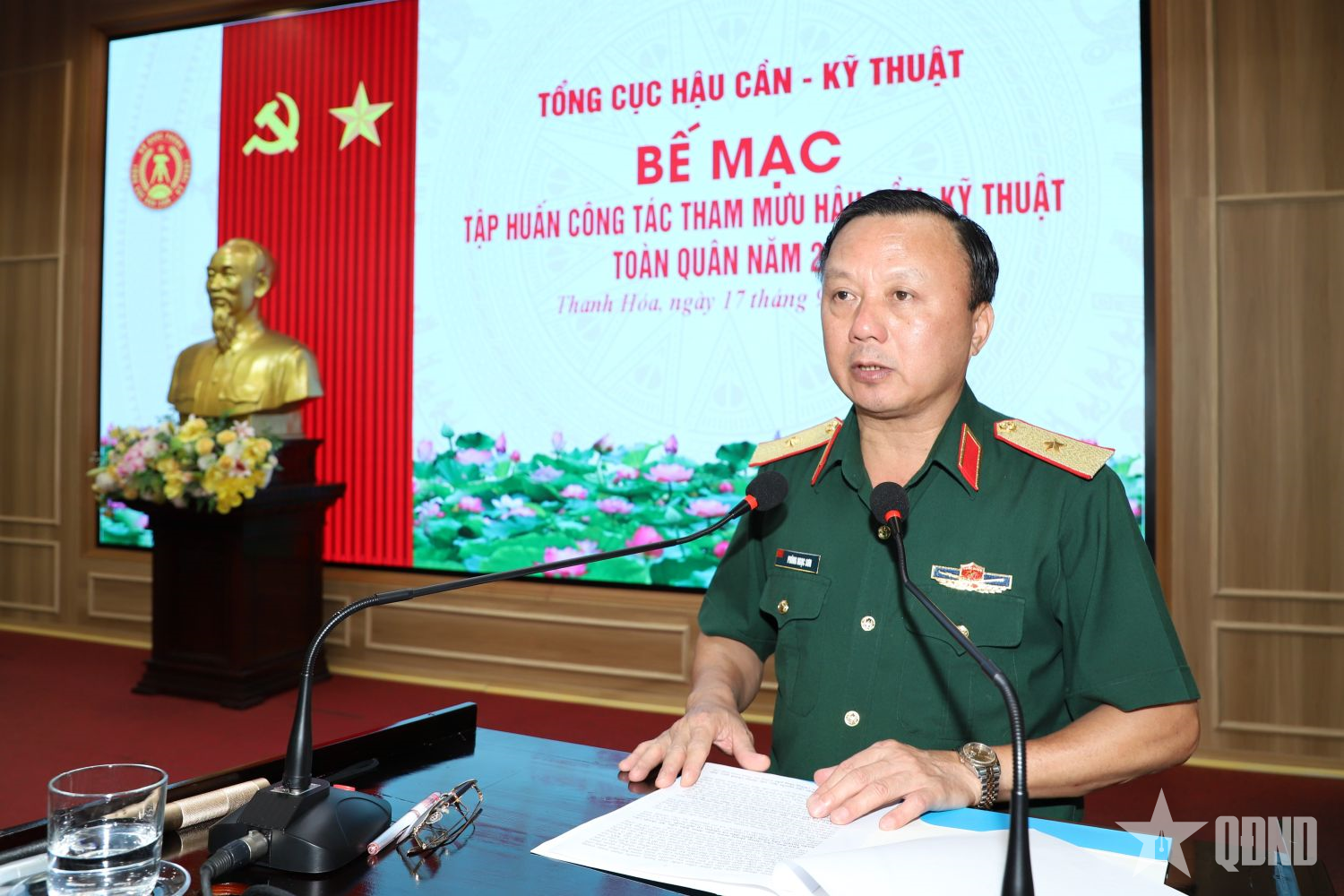 Nâng cao năng lực nghiên cứu, dự báo, tham mưu hậu cần, kỹ thuật