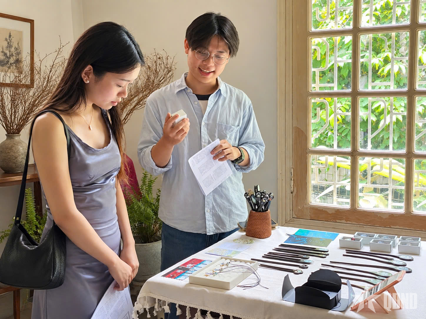 Làm mới hình thức nghề khảm trai