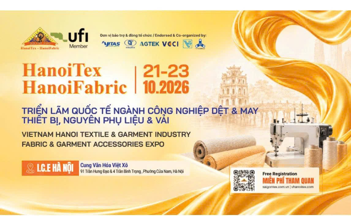 Sắp diễn ra Triển lãm Quốc tế ngành Công nghiệp Dệt và may - Thiết bị, nguyên phụ liệu và vải 