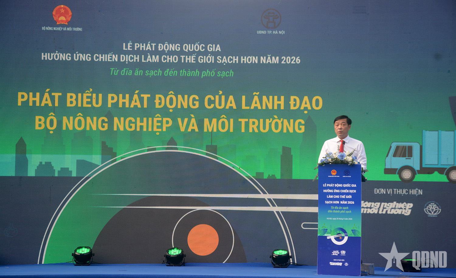Lễ phát động quốc gia hưởng ứng Chiến dịch làm cho thế giới sạch hơn năm 2026