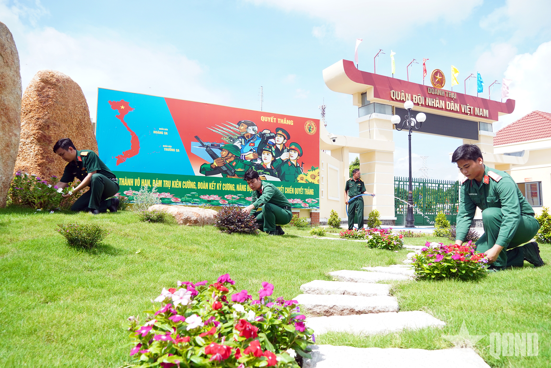 Doanh trại chính quy, xanh, sạch, đẹp ở Trung đoàn 10 - Đoàn Đặc công Rừng Sác anh hùng