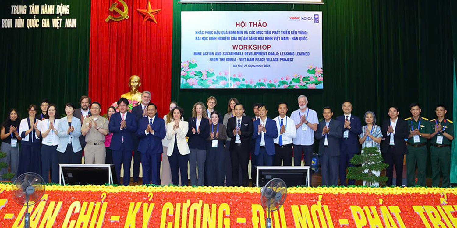 Khắc phục bom mìn đóng góp trực tiếp vào phát triển bền vững