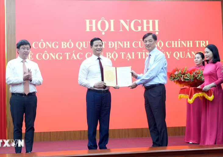 Đồng chí Vương Quốc Tuấn được chỉ định giữ chức Bí thư Tỉnh ủy Quảng Trị