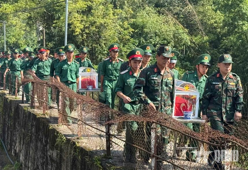 Điện Biên: Quy tập 9 hài cốt liệt sĩ tại phường Điện Biên Phủ