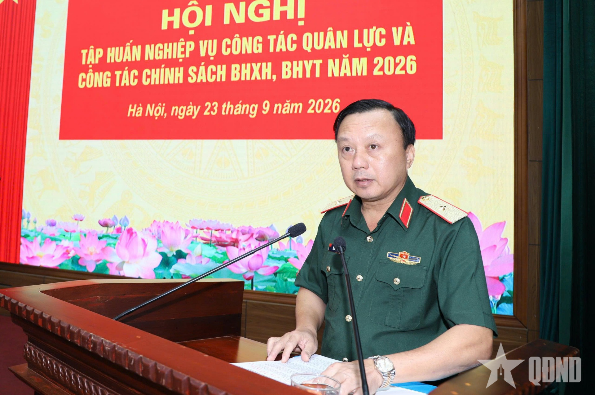 Tổng cục Hậu cần - Kỹ thuật tập huấn nghiệp vụ công tác quân lực, chính sách bảo hiểm xã hội, bảo hiểm y tế