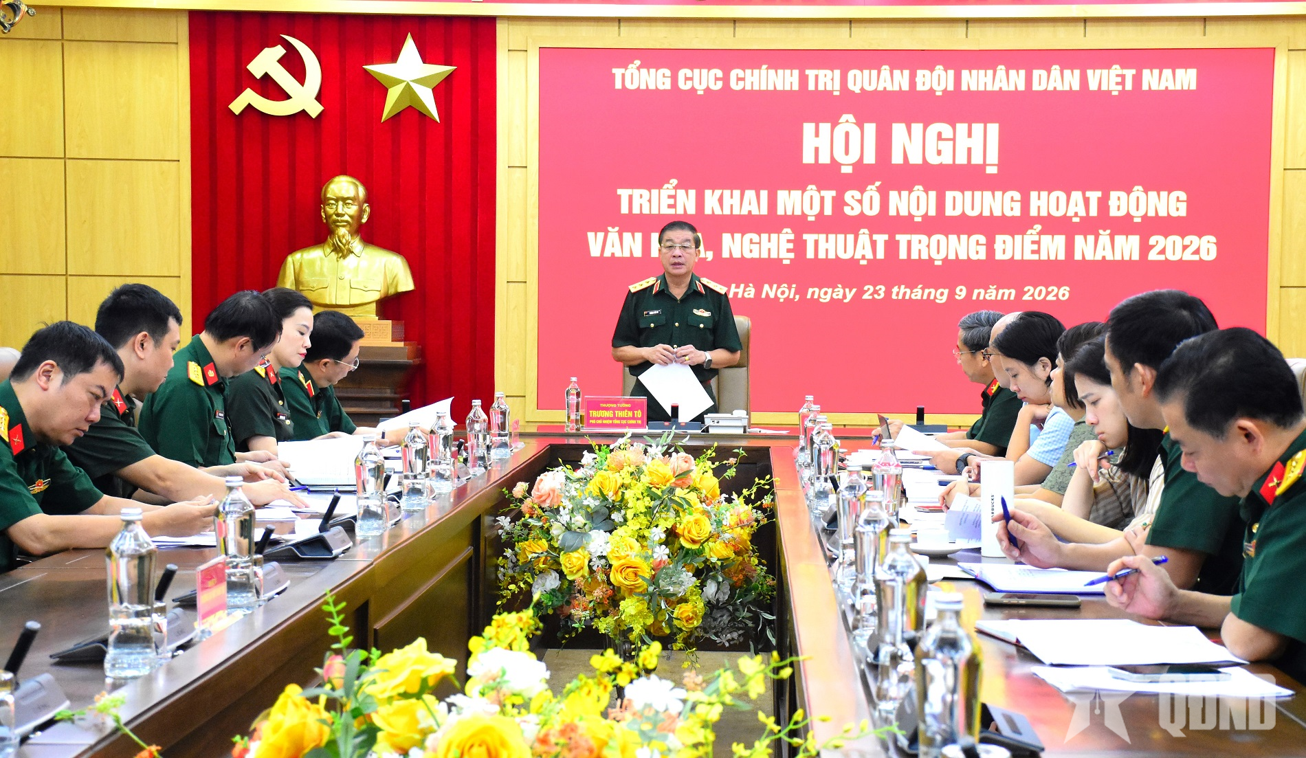 Tổng cục Chính trị triển khai một số nội dung hoạt động văn hóa, nghệ thuật trọng điểm năm 2026