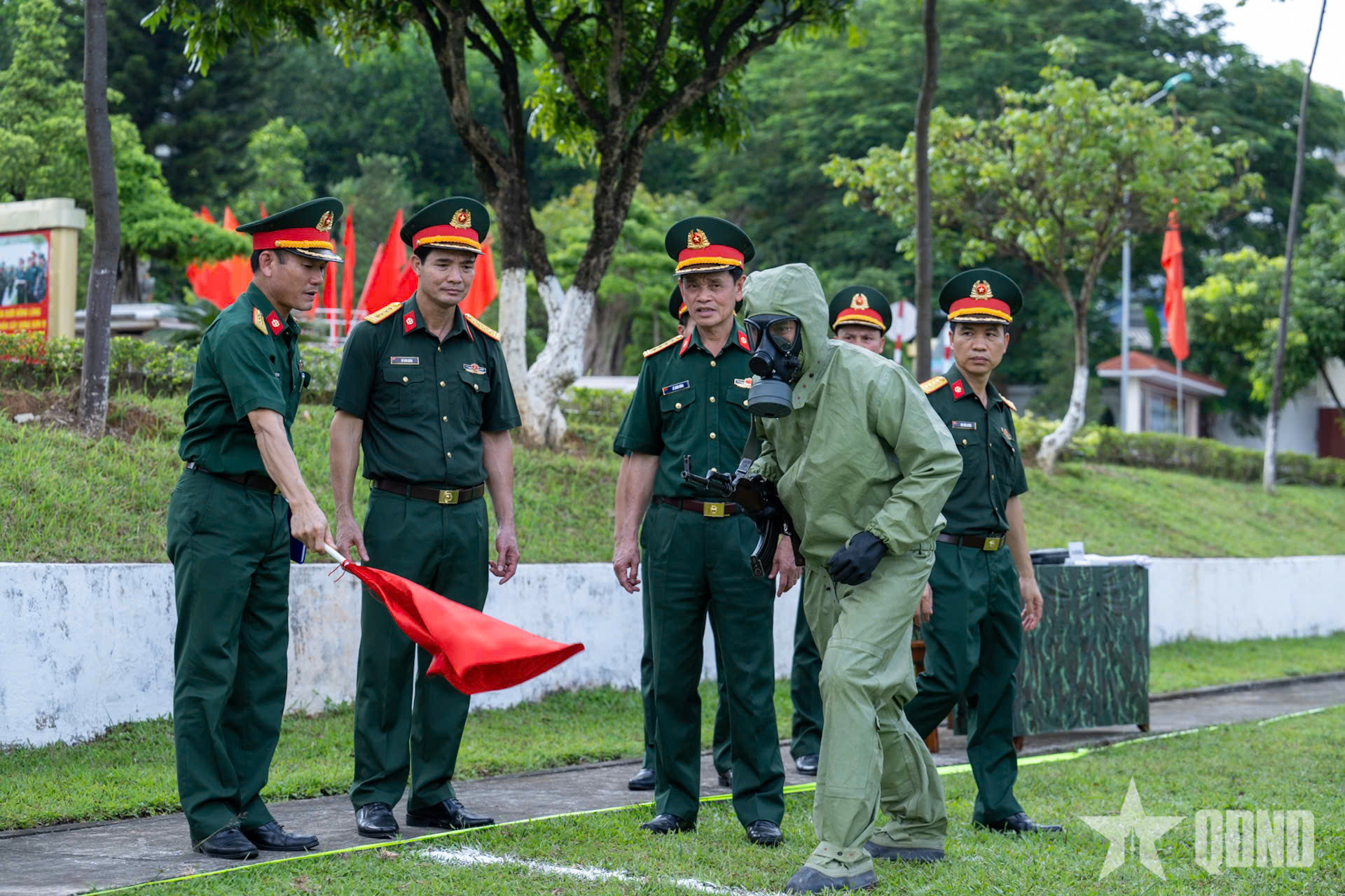 Sẵn sàng cho Hội thi đại đội trưởng, tiểu đoàn trưởng, chính trị viên đại đội, tiểu đoàn phòng hóa toàn quân  