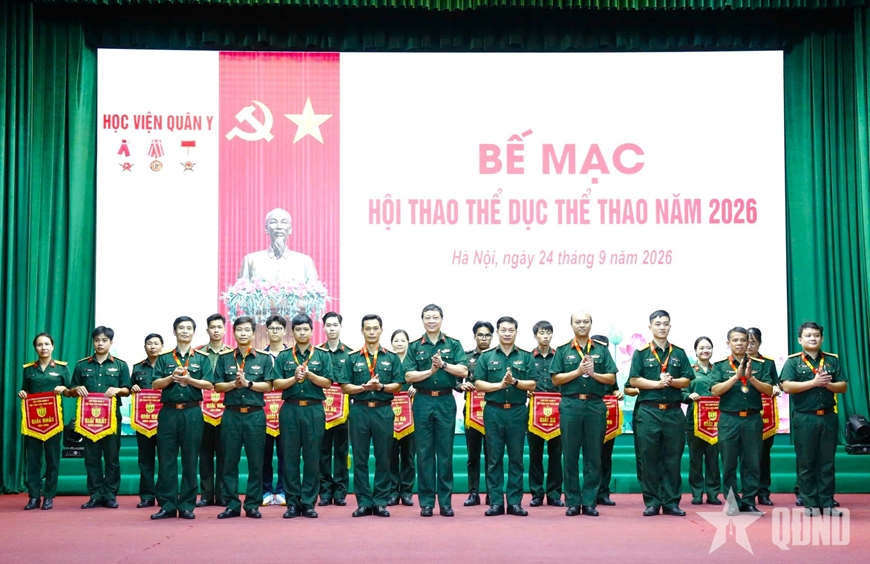 Học viện Quân y tổ chức bế mạc Hội thao Thể dục thể thao năm 2026