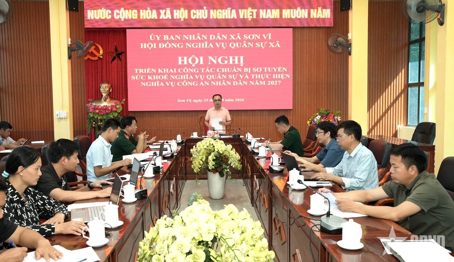 Xã Sơn Vĩ, tỉnh Tuyên Quang: Chuẩn bị nguồn sẵn sàng nhập ngũ năm 2027

