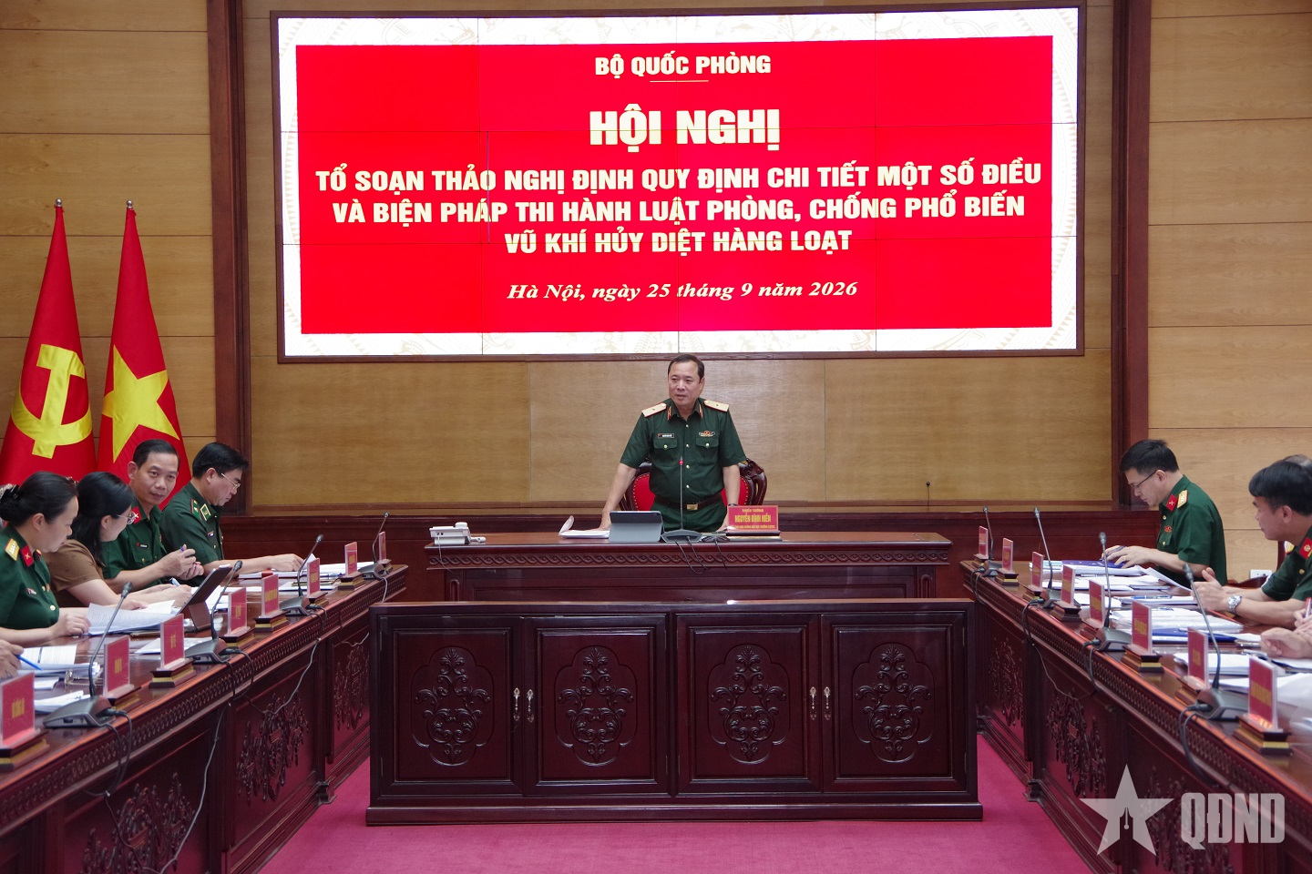 Bảo đảm thi hành đồng bộ Luật Phòng, chống phổ biến vũ khí hủy diệt hàng loạt