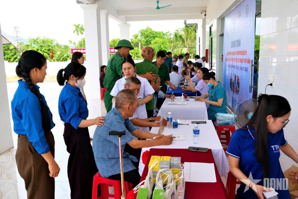 Bệnh xá Bộ CHQS tỉnh Hà Tĩnh-điểm tựa cho nhân dân trên địa bàn

