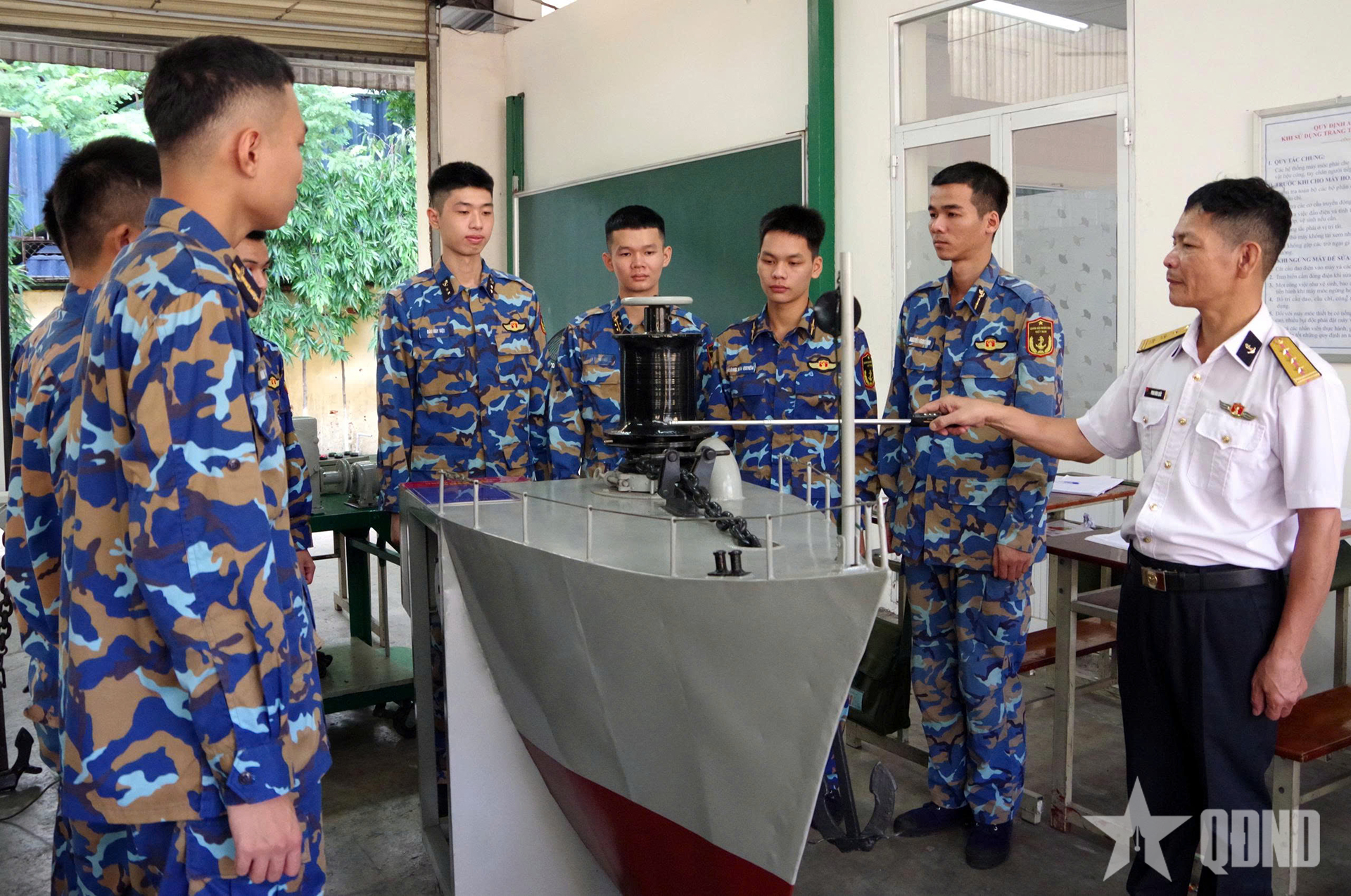 Trường Cao đẳng kỹ thuật Hải quân: Khoa Cơ khí tàu nâng cao giờ học từ mô hình thiết thực