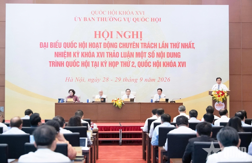 Khai mạc Hội nghị đại biểu Quốc hội hoạt động chuyên trách lần thứ nhất, nhiệm kỳ khóa XVI