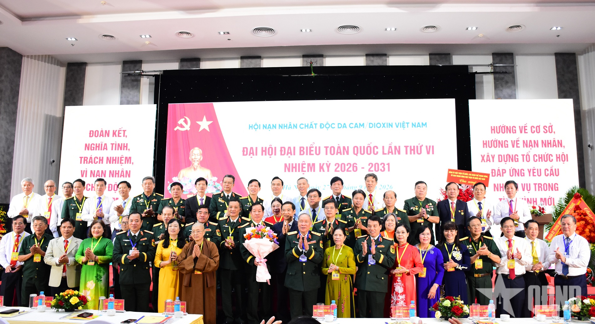 Trung tướng Nguyễn Hữu Chính tái đắc cử Chủ tịch Hội Nạn nhân chất độc da cam/dioxin Việt Nam lần thứ VI, nhiệm kỳ 2026-2031