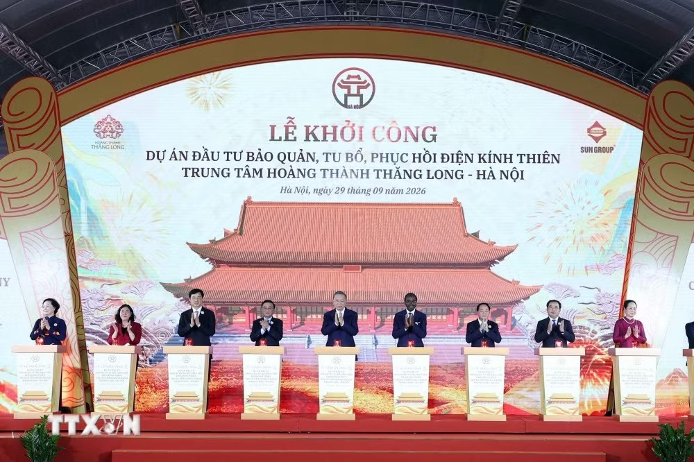 Tổng Bí thư, Chủ tịch nước Tô Lâm dự Lễ khởi công Dự án đầu tư bảo quản, tu bổ, phục hồi Điện Kính Thiên